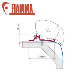 Fiamma F65 Awning Adapter Kit - Laika Rexosline - Kreos (2009)