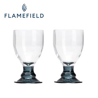 Flamefield Smoked Bella Glass 410ml - Pack of 4