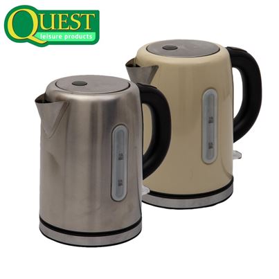 Quest Quest Stainless Steel 240V Kettle - 1L
