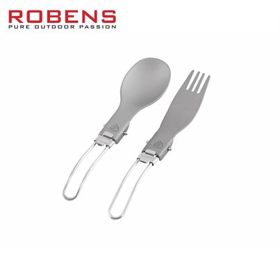 Robens Robens Folding Alloy Cutlery Set