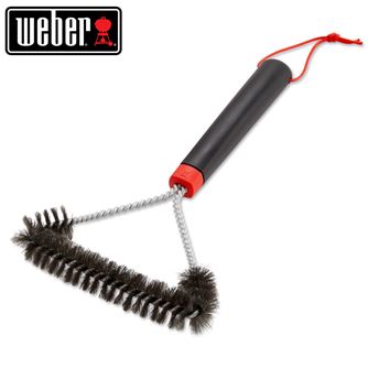 Weber 30cm Three-Sided Grill Brush