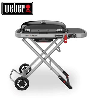 Weber Traveler LP Gas Barbecue - Black
