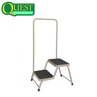 Quest Accessible Double Caravan Step with Handrail