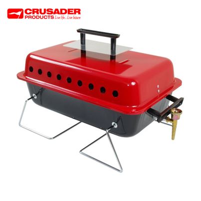 Crusader Table Top Portable Gas Barbeque Barbecue BBQ Cooker Stove Grill
