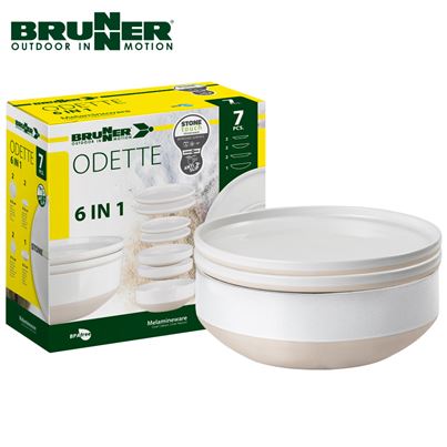 Brunner Brunner 6 in 1 Odette Melamine Set - All Colours