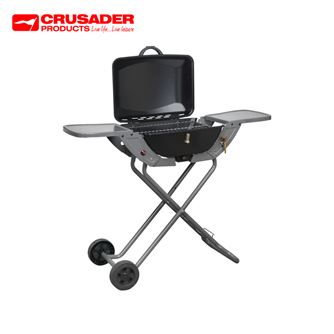 Crusader Portable Folding Gas Trolley Barbecue