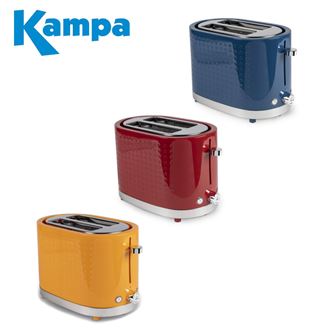 Kampa Deco 2 Slice Electric Toaster - Range Of Colours