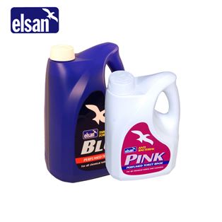 Elsan 4 Litre Blue & 2 Litre Pink Toilet Fluid Duo Pack