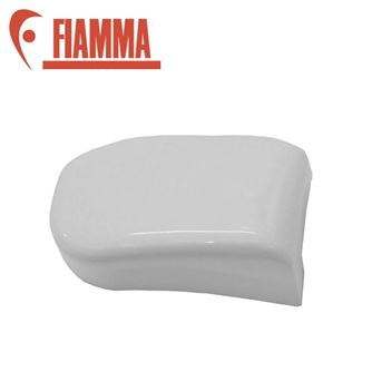 Fiamma Left Hand White Outer End Cap