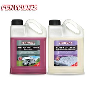Fenwicks Twin Pack, Motorhome Cleaner 1L & Bobby Dazzler 1L