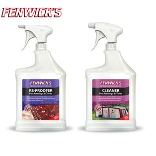 Fenwicks Twin Pack, Awning Cleaner 1L & Reproofer 1L