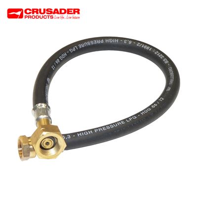 Crusader Butane 0.75 Metre Gas Pigtail With M20 Fitting For Central Changeover