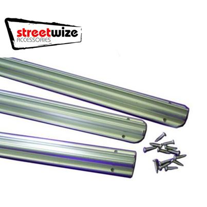 Streetwize Awning Rail Channel Kit 3x 1.2m Strips