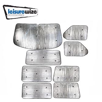 Leisurewize Reversible Thermal Blinds For Volkswagen T4 1990 To 2003 Full Set