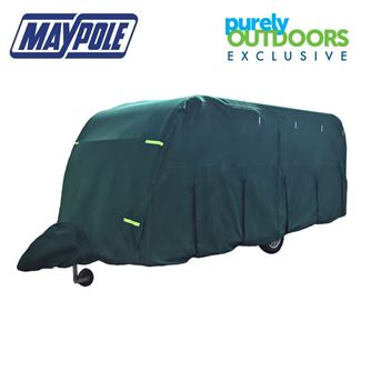 Maypole Breathable Ultimate 5-Ply Green Caravan Cover