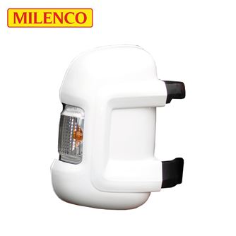 Milenco Motorhome White Mirror Protectors - Short Arm