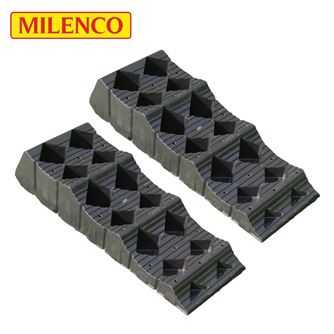 Milenco Triple Level Wheel Leveller Twin Pack