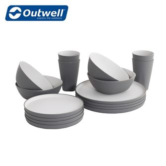 Outwell Gala 4 Person Dinner Set - All Colours