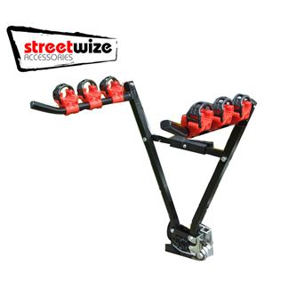 Streetwize Tow Ball Mounted 3 Bicycle Carrier SWCC5